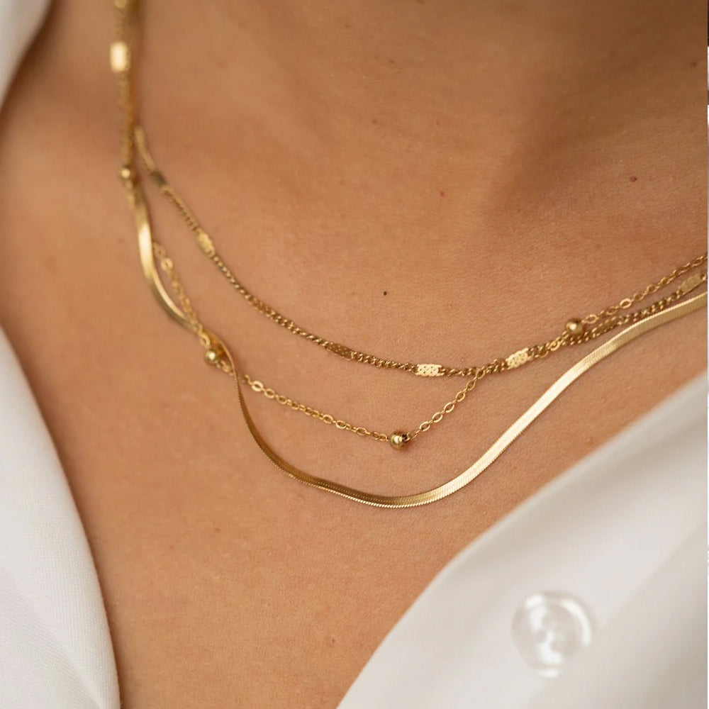 COLLIER EN 3 RANGS - JINA