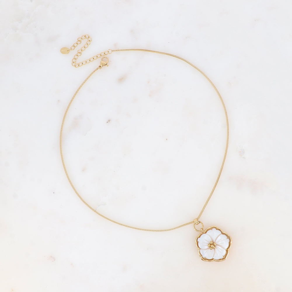 COLLIER - FLEUR NACRÉE ELLA