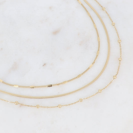 COLLIER EN 3 RANGS - JINA