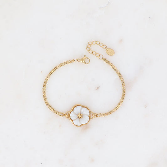 BRACELET FLEUR NACRÉE