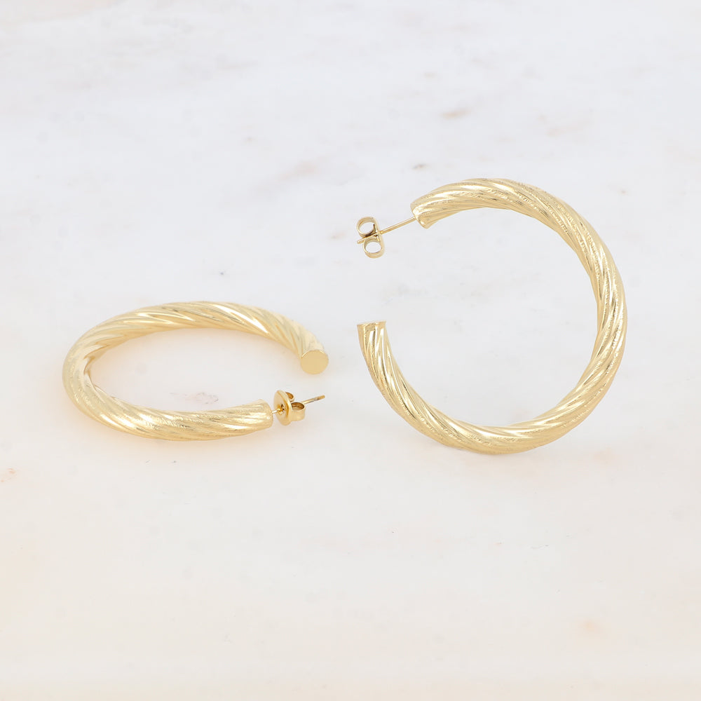 BOUCLES CREOLES - ANNA