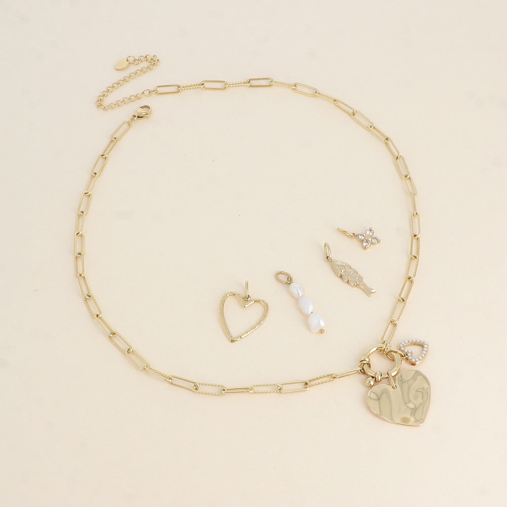 COLLIER - WITH LOVE (6 pendentifs)