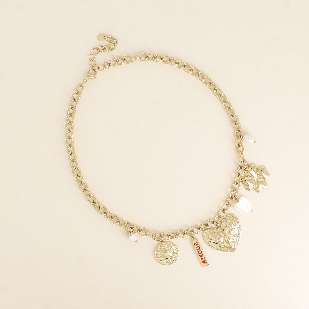 COLLIER BRELOQUE - AMOUR