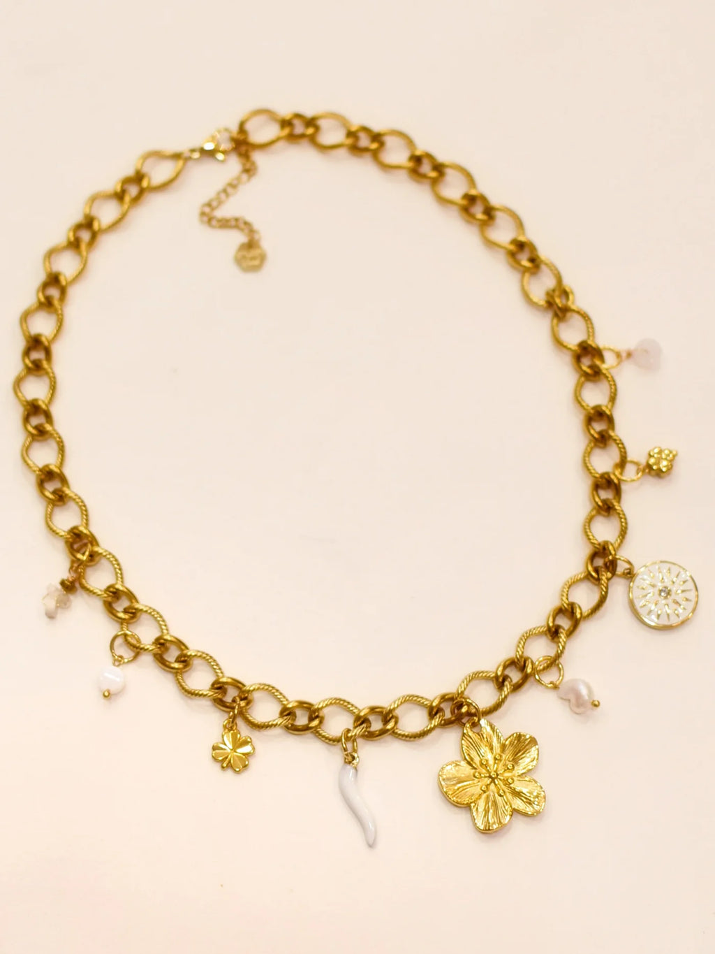 COLLIER CHARMS - BLANCO