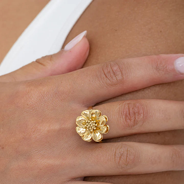 BAGUE ANTI STRESS FLEUR