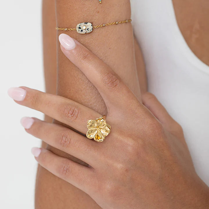 BAGUE ANTI STRESS HIBISCUS