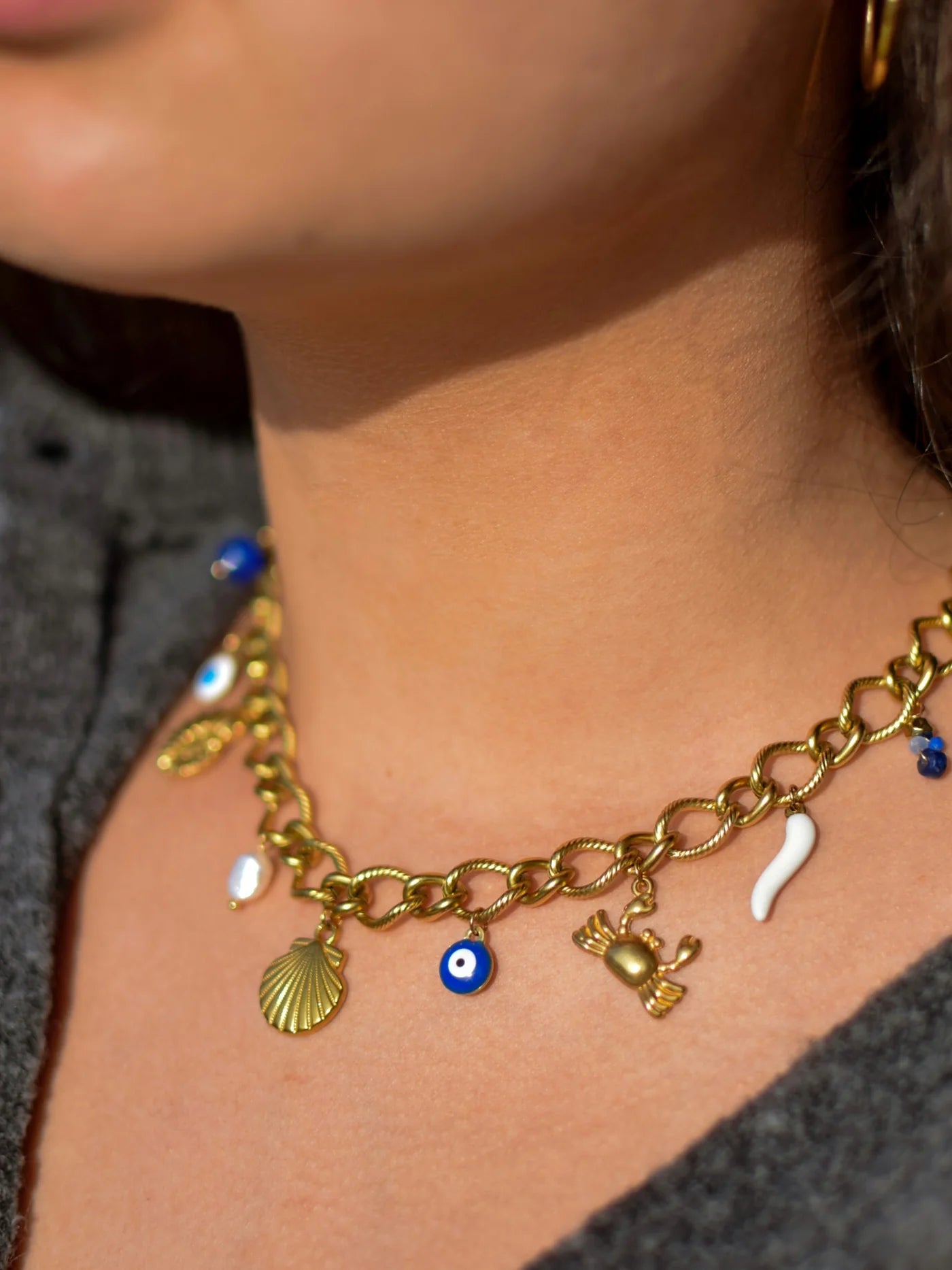 COLLIER - BEACH BLEU
