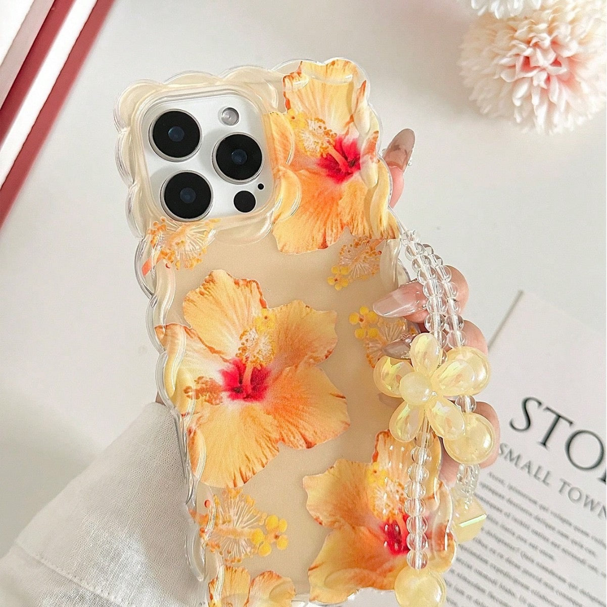COQUE - HIBISCUS AVEC BRACELET